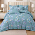 Winter Blossom Soft Satin Bedsheet